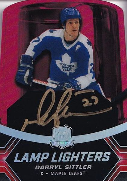 AUTO karta DARRYL SITTLER 20-21 UD The CUP Lamp Lighters číslo LL-SI